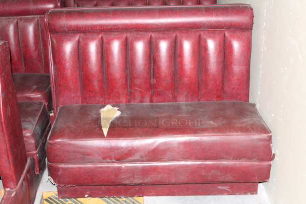 MASSIVE LOT!! Cushioned Booth Seating. 
Each Piece is 50x48x40
6x Your Bid - Image 7 of 8