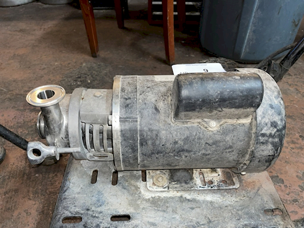 SWEET! Sanitary Beer Transfer Pump On Brewers Cart - Image 4 of 6