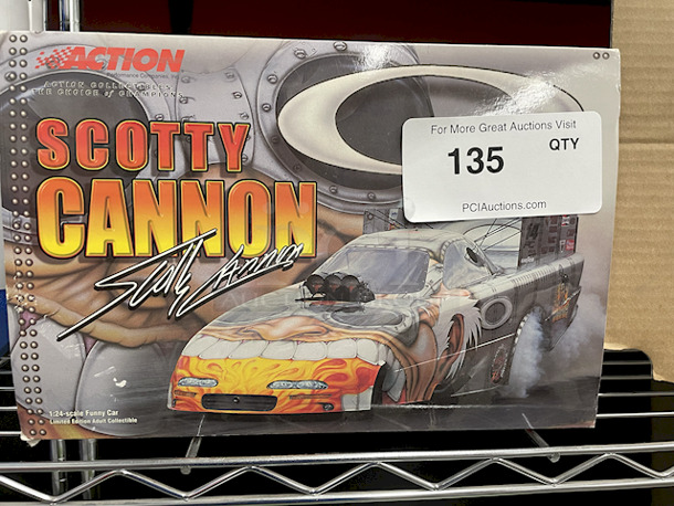 Action Collectibles Limited Edition  – Scotty Cannon  2000 Oakley Mad Science Mater Chevrolet Camaro NHRA Funny Car, 1:24 Scale.