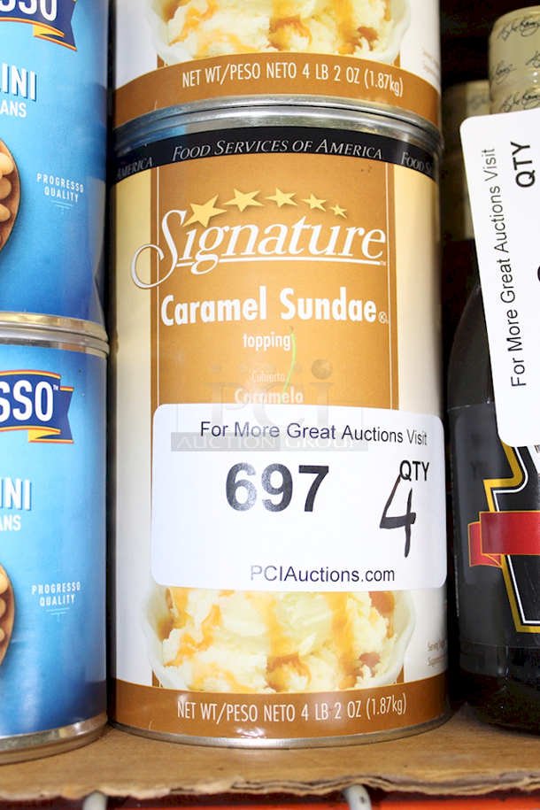 Signature Caramel Sundae Topping - 4Lb 2oz. 4x Your Bid - Image 1 of 1