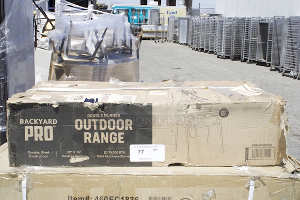 BRAND NEW SCRATCH & DENT! Backyard Pro 32" Double Burner Outdoor Range - 150,000 BTU - Image 2 of 4