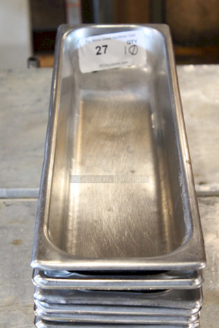 SWEET! Vollrath 30522 Super Pan V® 1/2 Size Long 2 1/2" Deep Anti-Jam Stainless Steel Steam Table / Hotel Pan - 22 Gauge.
21x6-1/2x2-1/2
10x Your Bid
