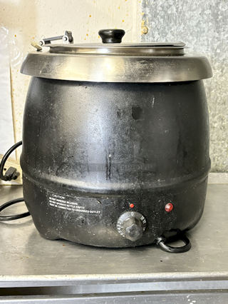 Avantco 11qt Black Soup Kettle Warmer, 120v. Certified Working. 