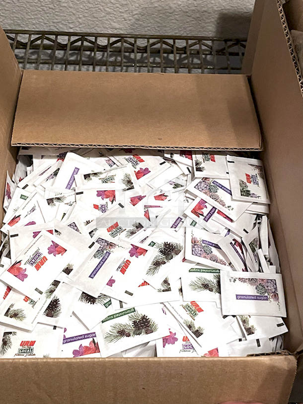 SWEET! 2 Boxes Of Sweet Source Zero Calorie Sweetener Packets (1 Open 1 Completely Full) & 1 Box Of Sugar Packets. 3x Your Bid - Image 2 of 4