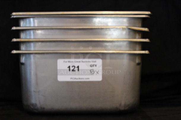 Stainless Steel 1/3 Pans, 6” Deep.
12-1/2x7x6
5x Your Bid
 - Image 7 of 7