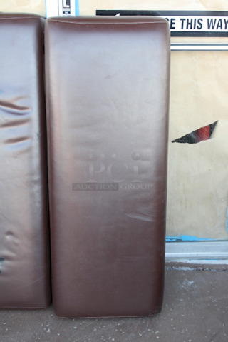  4 Booth Seating Cushions. 50x19x5 4x Your Bid. 