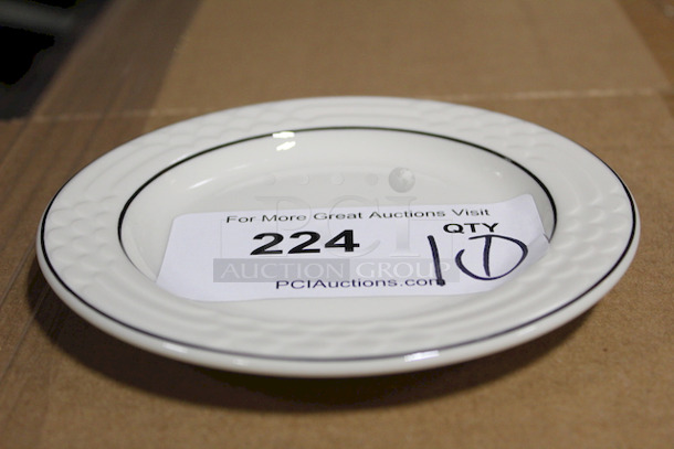 AMAZING! New Sterling China 21 Bread And Butter Dishes, 6-1/4". 10x Your bid - Image 1 of 1