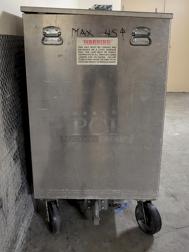 HEAVY DUTY! Steel Cart On Commercial Casters. The Top Comes Off and So Does One side, 2 Options For Toeing. Fits 218 Steel Bill Collectors. (Bill Collectors Not Included) - Image 2 of 8