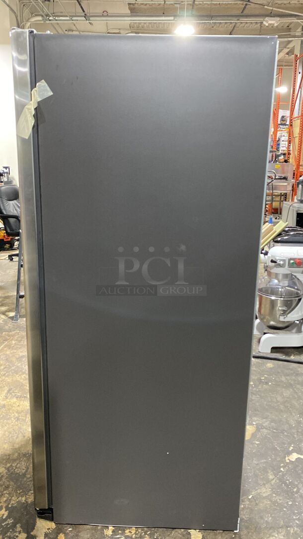 GE 36 in. 25.3 cu. ft. Side-by-Side Refrigerator with External Ice & Water Dispenser - Stainless Steel - Image 3 of 6