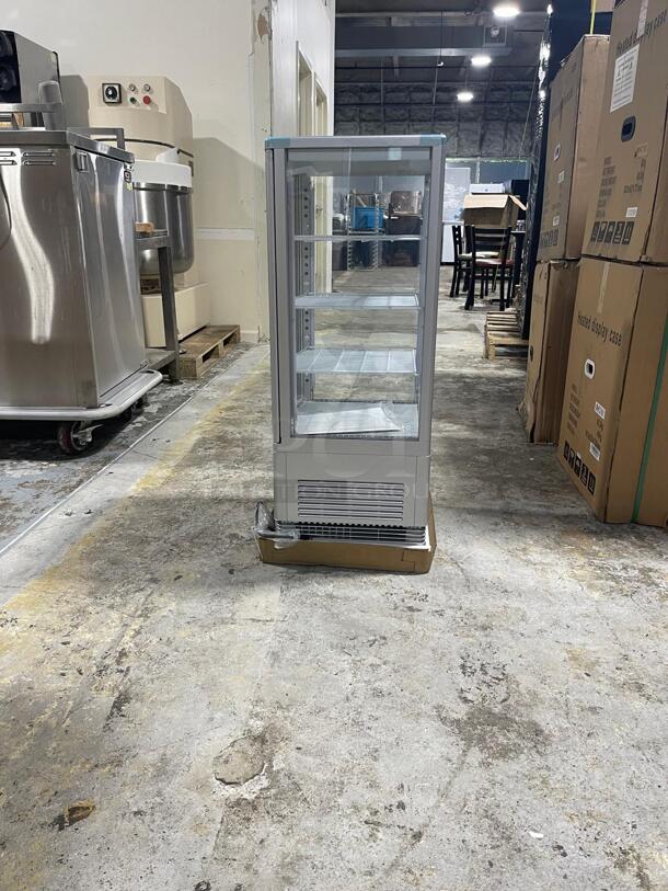 Brand New Marchia MDC78S Silver Countertop Refrigerated Glass Display Case with LED Lighting
 - Image 4 of 5