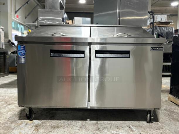 Brand New Scratch & Dent DSP60 2-Door Commercial Food Prep Table Refrigerator in Stainless Steel
 - Image 6 of 6