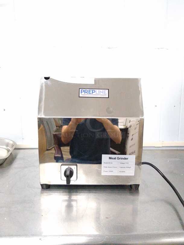 AMAZING!! STILL IN BOX!! BRAND NEW!! Prepline FM22 #22 1-1/2 HP Meat Grinder
 - Image 3 of 7