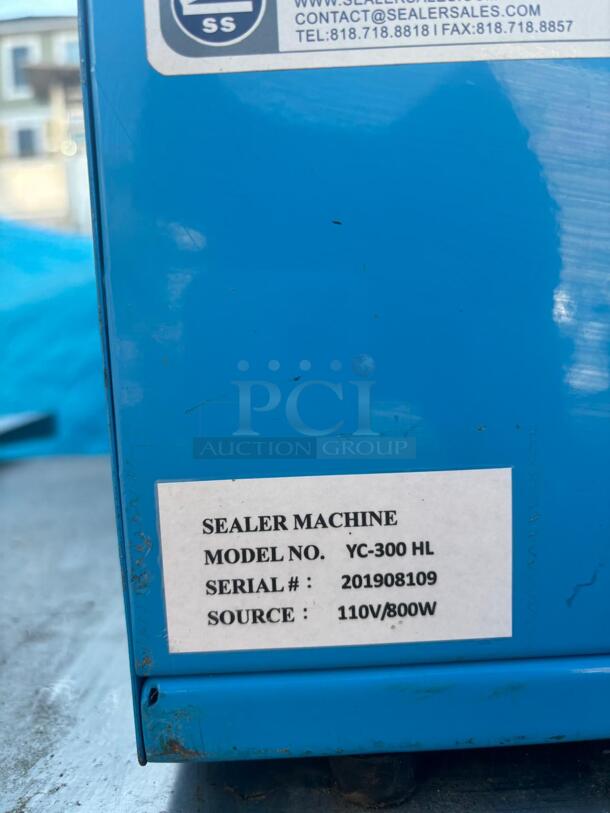 Blue Sealer Machine Yc-300-HL - Image 3 of 5