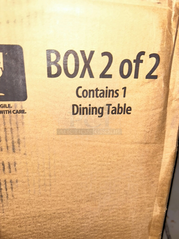 BOX 2 of 2 - Better Homes & Gardens HANS 5 Piece Sling Swivel Dining Set - Dining Table Only	 - Image 3 of 4