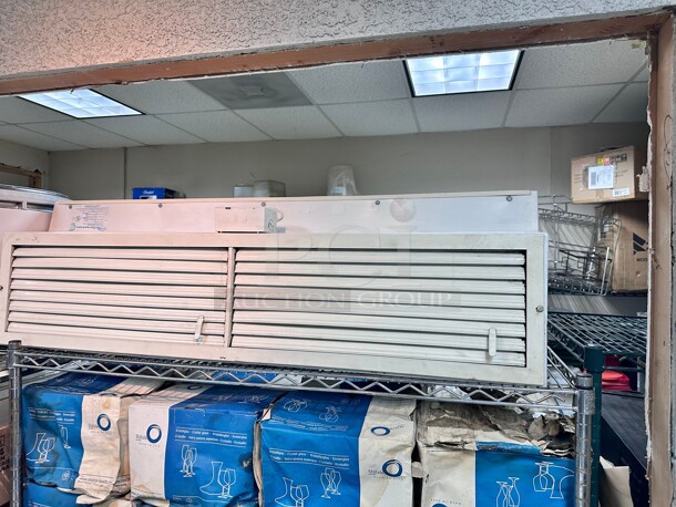 Working Mars 48CH-O inch High Velocity Series 2 Air Curtain, for 48 inch wide door, unheated, galvanized steel cabinet 115 Volt  - Image 1 of 7