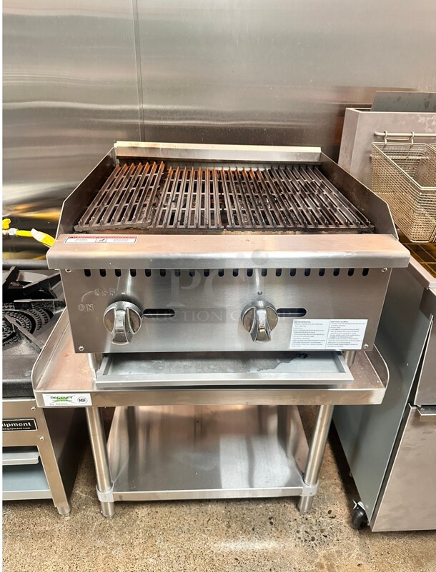 Empura E-ECTC-24/NG 24 inch Countertop Radiant Heat Charbroiler - Image 3 of 4