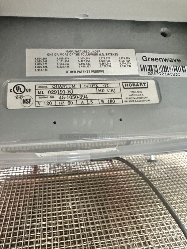Working Hobart Quantum 30 lb Price Computing Scale - w Printer No Customer Display, 120 v  - Image 7 of 7