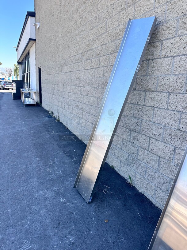 Nice GSW USA WS-W1496 14 x 96 S/s Wall Mount Shelf w/Mounting Brackets - Image 5 of 6
