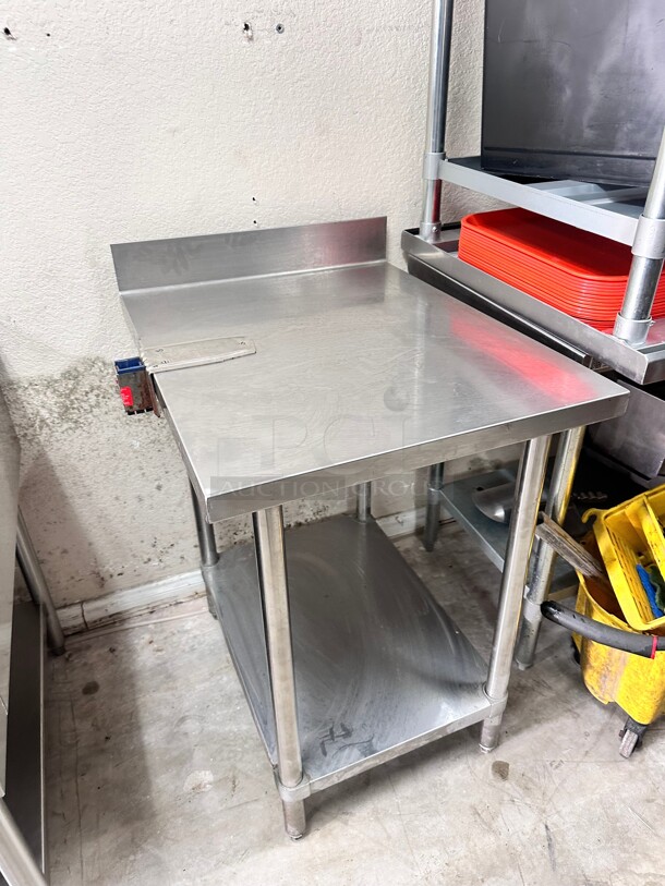 Stainless Steel Table 24x30 - Image 1 of 6