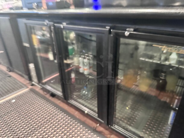 True TBB-24GAL-72G-HC-LD 71 7/8" Bar Refrigerator - 3 Swinging Glass Doors, Black, 115v Working - Image 8 of 10