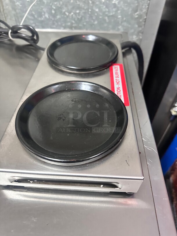 Excellent Curtis AW-2-10 Two Burner Decanter Warmer 120 Volt Tested and Working - Image 3 of 6
