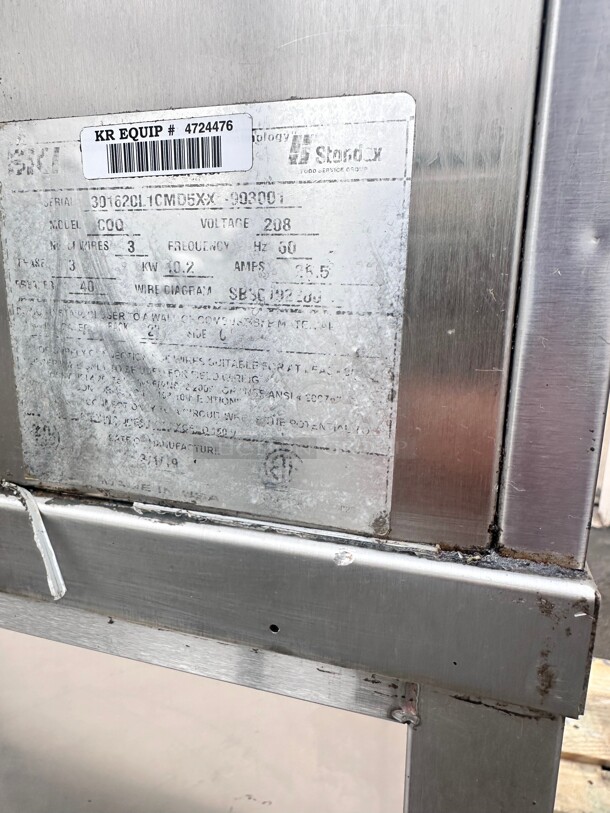 BKI VGG8-COQ-F-PT Electric Convection Oven Commercial 240v/3ph - Image 9 of 10