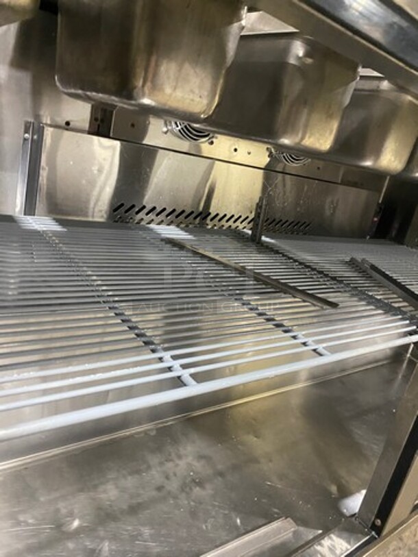 Atosa Commercial Refrigerated Sandwich Prep Table! With 2 Door Underneath Storage Space! Poly Coated Racks! All Stainless Steel! On Casters! Model: MSF8303 SN: MSF8303151119C4014 - Image 6 of 9