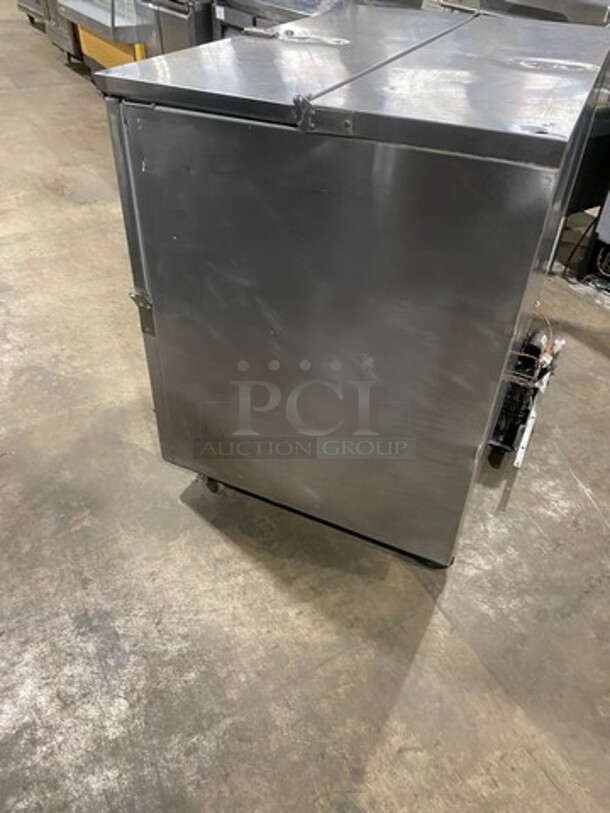 Beverage Air Single Side Access Milk Cooler! Stainless Steel! On Casters! Model: SM49N SN: 7510636 115V 60HZ 1 Phase - Image 3 of 7