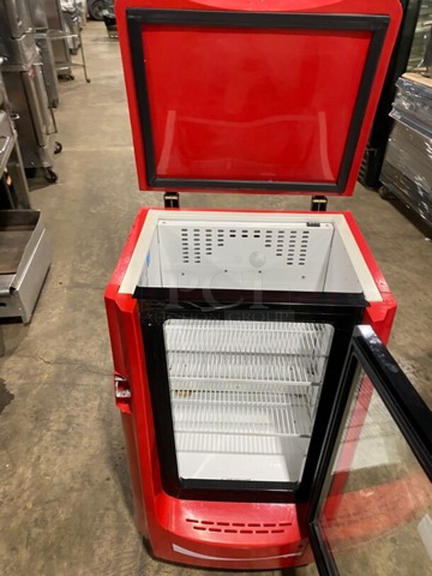 Frigoglass Countertop Mini Fridge! With Front And Top Access Doors! With Poly Racks! Model: IMPULSECHESTCOOLER 120V 60HZ 1 Phase - Image 5 of 8