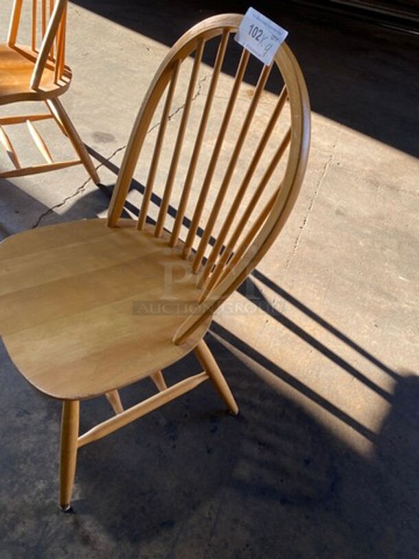 Brown Wooden Dining Chairs! 4x Your Bid! - Image 3 of 5