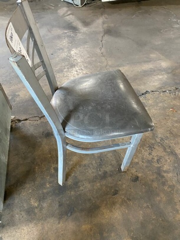 Grey Cushioned Chairs! With Metal Body! 10x Your Bid! - Image 4 of 6