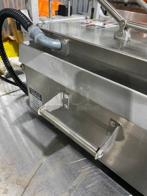 NEW! OUT OF THE BOX! Star Pro Max Commercial Countertop Panini/Sandwich Grill! With Flat Press! All Stainless Steel! Model: GR14B SN: GS141110A0047 120V - Image 11 of 11