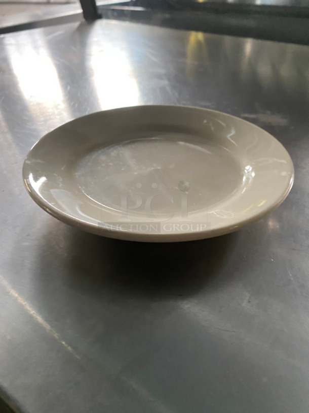 DAD 6" White Ceramic Plates! 5x Your Bid! Includes Poly Crates! - Image 6 of 6