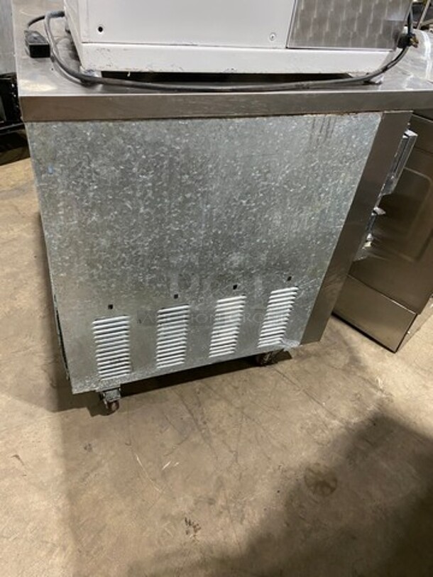 Leader Commercial Refrigerated 2 Door Lowboy! With Poly Coated Rack! All Stainless Steel! On Casters! Model: LB48SC SN: PW11M1802B 115V 60HZ 1 Phase - Image 4 of 11