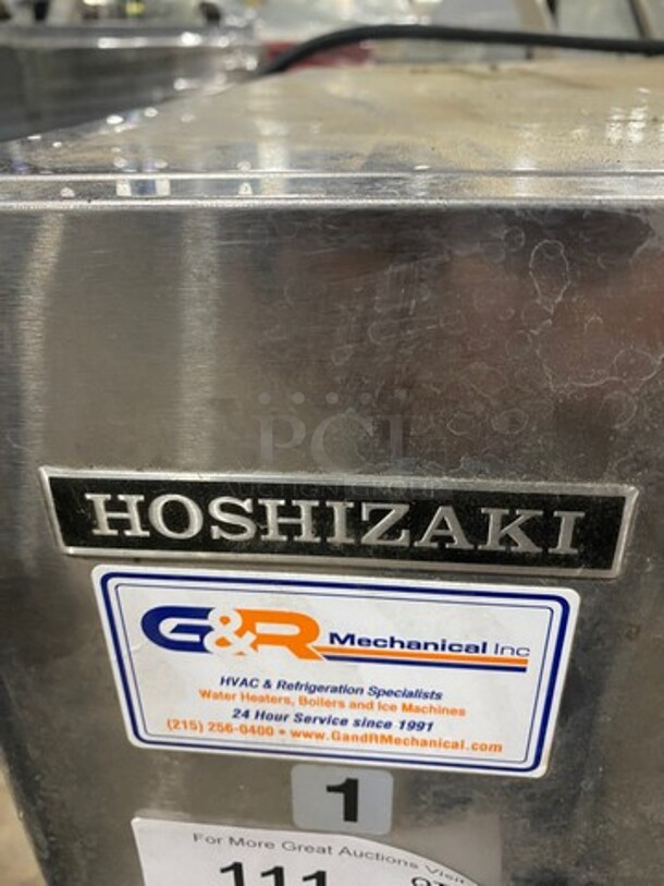 Hoshizaki Commercial Ice Making Machine Head! All Stainless Steel! Model: KM901MAH SN: D19371H 208/230V 60HZ 1 Phase - Image 6 of 7