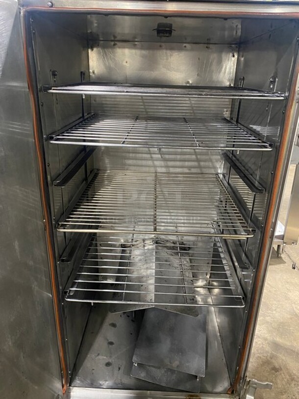 Late Model CookShack Floor Model Full Size Electric Powered Smart Smoker! With IQ5 Digital Control System! Working When Removed!  Model SM260 SN: 4259  - Image 5 of 8