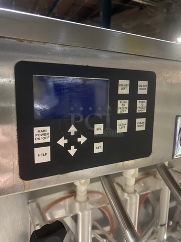 NICE! Stoelting Commercial Air Cooled 2 Flavor Soft Serve Ice Cream/Yogurt Machine! All Stainless Steel! On Casters! Model: F231309I2AD1 SN: 4210506J 208/240V 3 Phase - Image 6 of 10