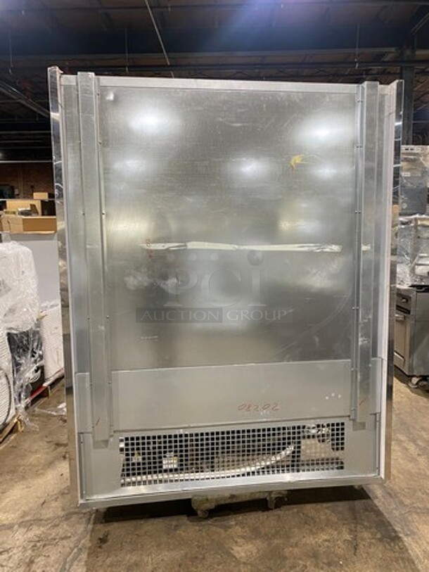 NEW NEVER USED! OUT OF THE BOX! 2016 Ciam Commercial Refrigerated Open Grab-N-Go Display Case! Solid Stainless Steel! MISSING BOTTOM FRONT COVER! Model: MURSTDL6FL15 SN: SN230416 220V 60HZ 1 Phase - Image 3 of 10