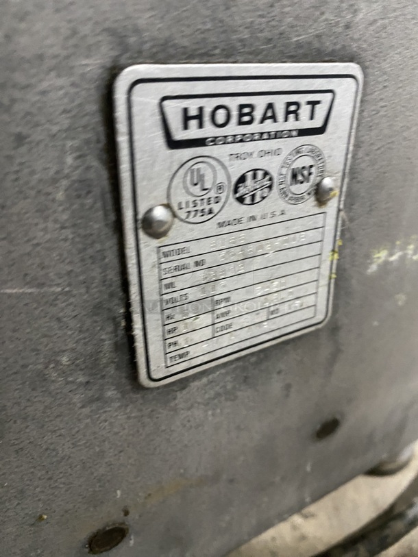 Hobart Heavy Duty Commeercial Countertop Buffalo chopper/Food Processor! Model 8185! 115 Volts, 1 Phase!  - Image 5 of 7