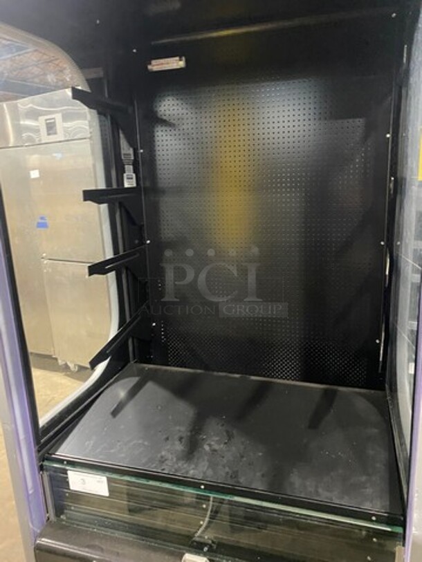 WOW! Ojeda Commercial Refrigerated Open Grab-N-Go Case Merchandiser! With Front Cover! With View Through Sides! On Casters! Working When Removed! - Image 5 of 9