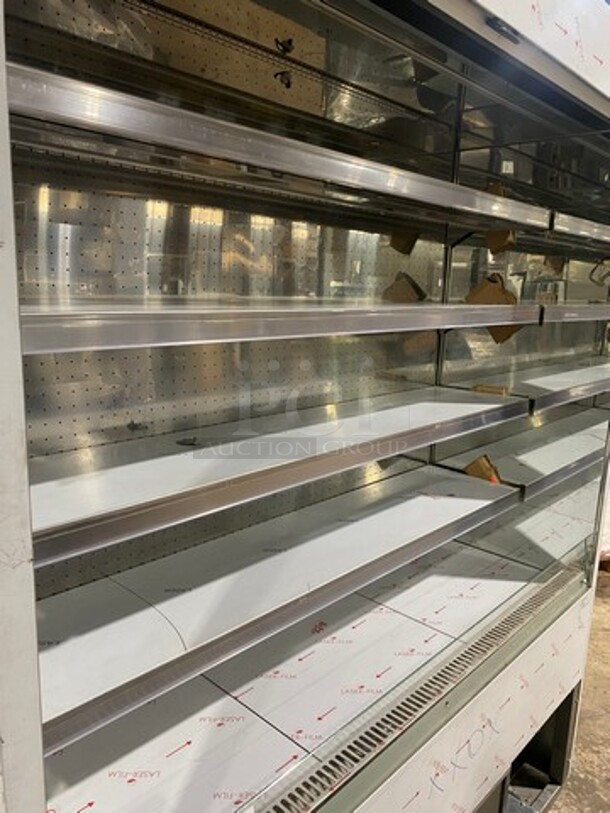 NEW NEVER USED! OUT OF THE BOX! 2016 Ciam Commercial Refrigerated Open Grab-N-Go Display Case! Solid Stainless Steel! MISSING BOTTOM FRONT COVER! Model: MURSTDL6FL15 SN: SN230416 220V 60HZ 1 Phase - Image 5 of 10