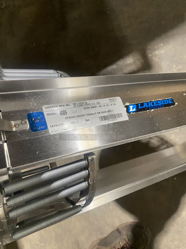 New In Box! Lakeside Stainless Steel Drop In Plate Dispenser! MODEL:4009 SN:747869003528! - Image 5 of 5