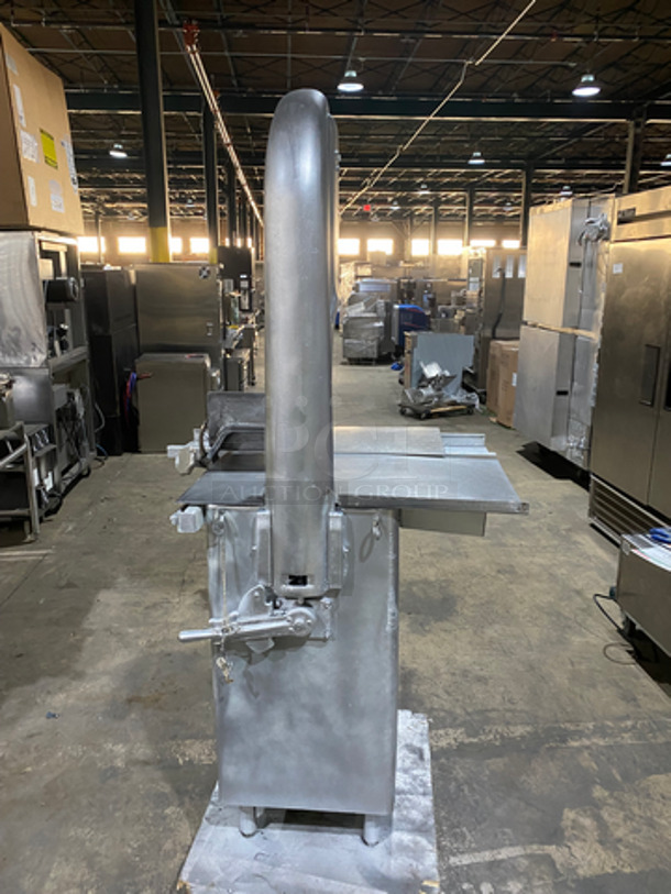 WOW! Biro Commercial Floor Style Heavy Duty Meat Band Saw! All Stainless Steel! 208V 3 Phase! On Legs! - Image 3 of 10