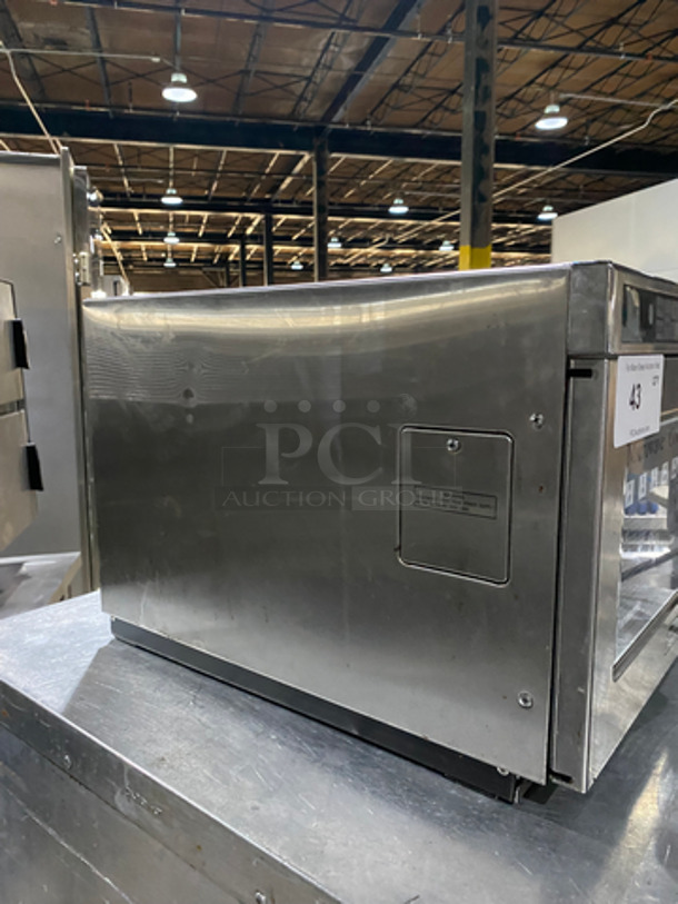 Panasonic Commercial Countertop Microwave Oven! With View Through Door! All Stainless Steel! Model: NE1757R SN: 6A32080101 208/230V 1 Phase - Image 2 of 7