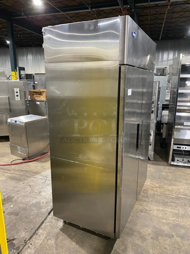 WOW! Late Model 2017! Atosa Commercial 2 Door Reach In Freezer! With Poly Coated Racks! All Stainless Steel! On Casters! Model: MBF8002 SN: MBF8002AUS100317030800C40012 115V 60HZ 1 Phase! Working When Removed! - Image 3 of 9