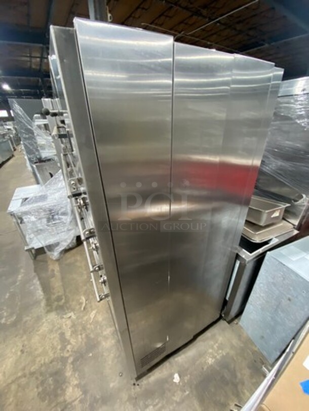 AMAZING! All Stainless Steel Commercial Natural Gas Powered 4 Deck Baking Oven! Model: MTO25 SN: 37124118 - Image 2 of 11
