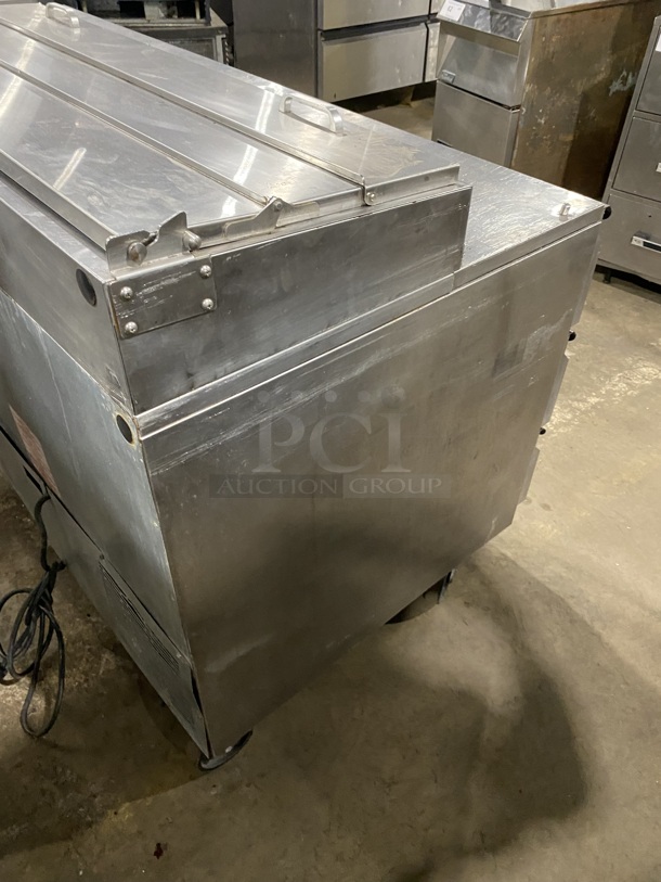 SILVER KING 5 Drawer Pizza Prep Table! All Stainless Steel! On Casters! Model SKPZ72D Serial 8BEG166062B 115V/60Hz - Image 4 of 8