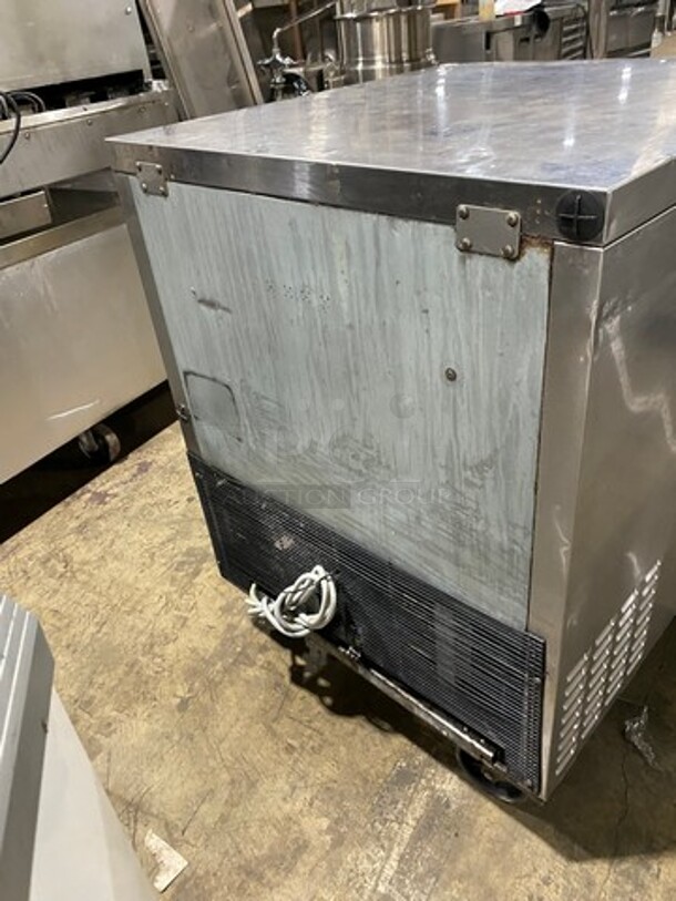 Turbo Air Refrigerated Single Door Lowboy/Worktop Cooler! All Stainless Steel! On Casters! Model: TUR28SD 115V - Image 4 of 7
