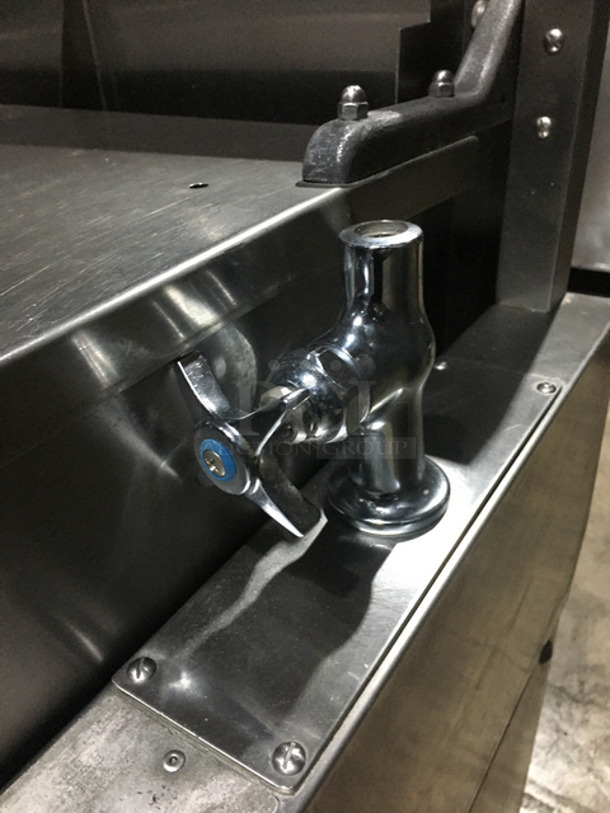 FABULOUS! Market Forge Natural Gas Powered Tilt Skillet/Braising Pan! All Stainless Steel! On Legs With Casters! Working When Removed! - Image 7 of 8