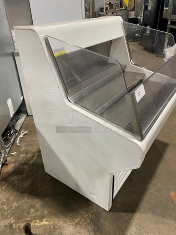 NICE! True Commercial Refrigerated Open Grab-N-Go Case Merchandiser! With Clear Poly Font And Sides! Stainless Steel Body! Model: THAC36 SN: 8789096 115V 60HZ 1 Phase - Image 3 of 7
